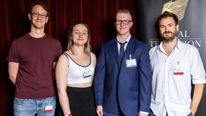 Jonathan Brackly, Natalia Wiktorovicz, Joseph McCawley and Sam Vincent (Credit: Paul Hampartsoumian)